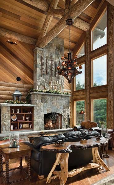 Уникальный дизайн и оформление стиля для дома из дерева
